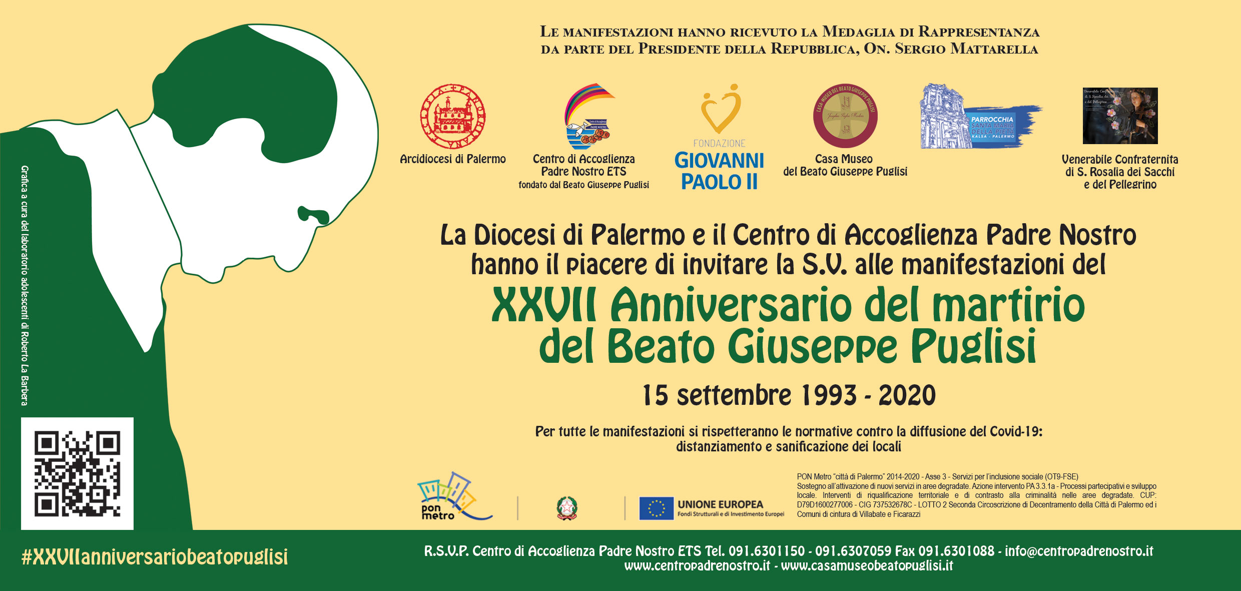 XXVII Anniversario del martirio del Beato Giuseppe Puglisi