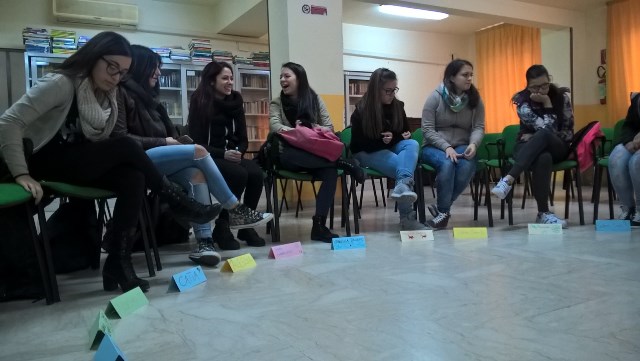 Progetto Prendere il Volo. Avviamento del laboratorio che tratta i temi della pace